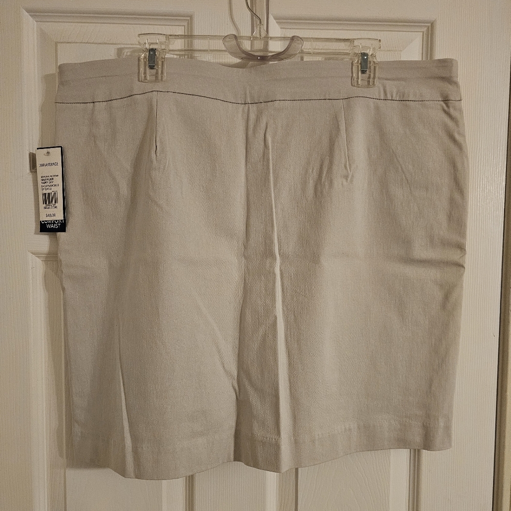 Women's Kim Rogers Curvy Rainy Day Shorts/skorts Classic Tan